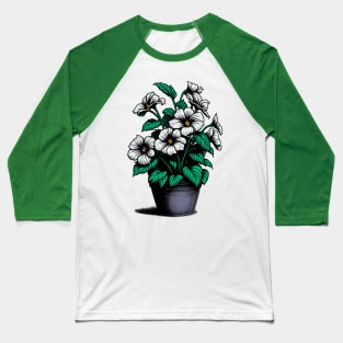 Flower Pot Baseball T-Shirt